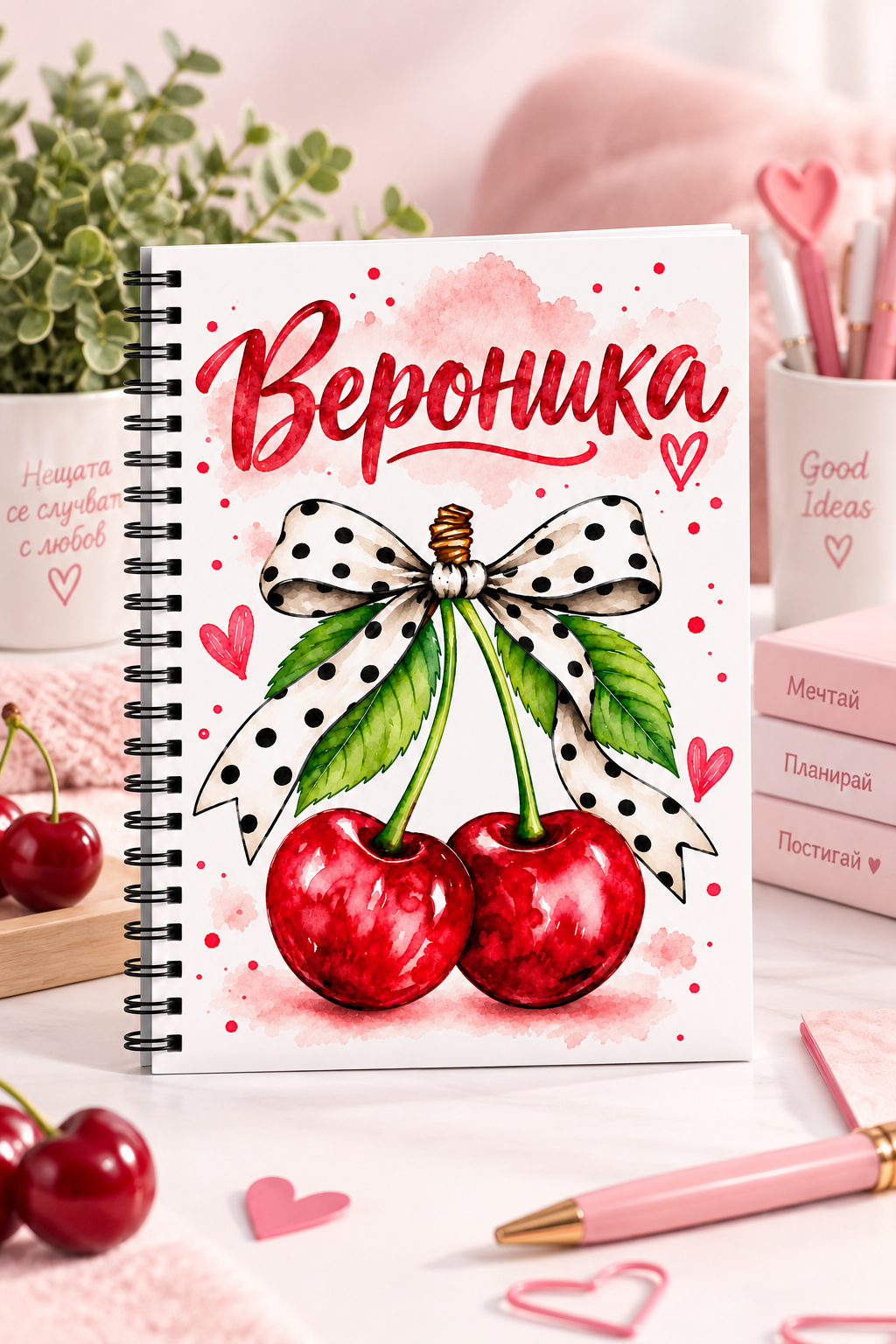 Tефтер „Cherry“ 60л.