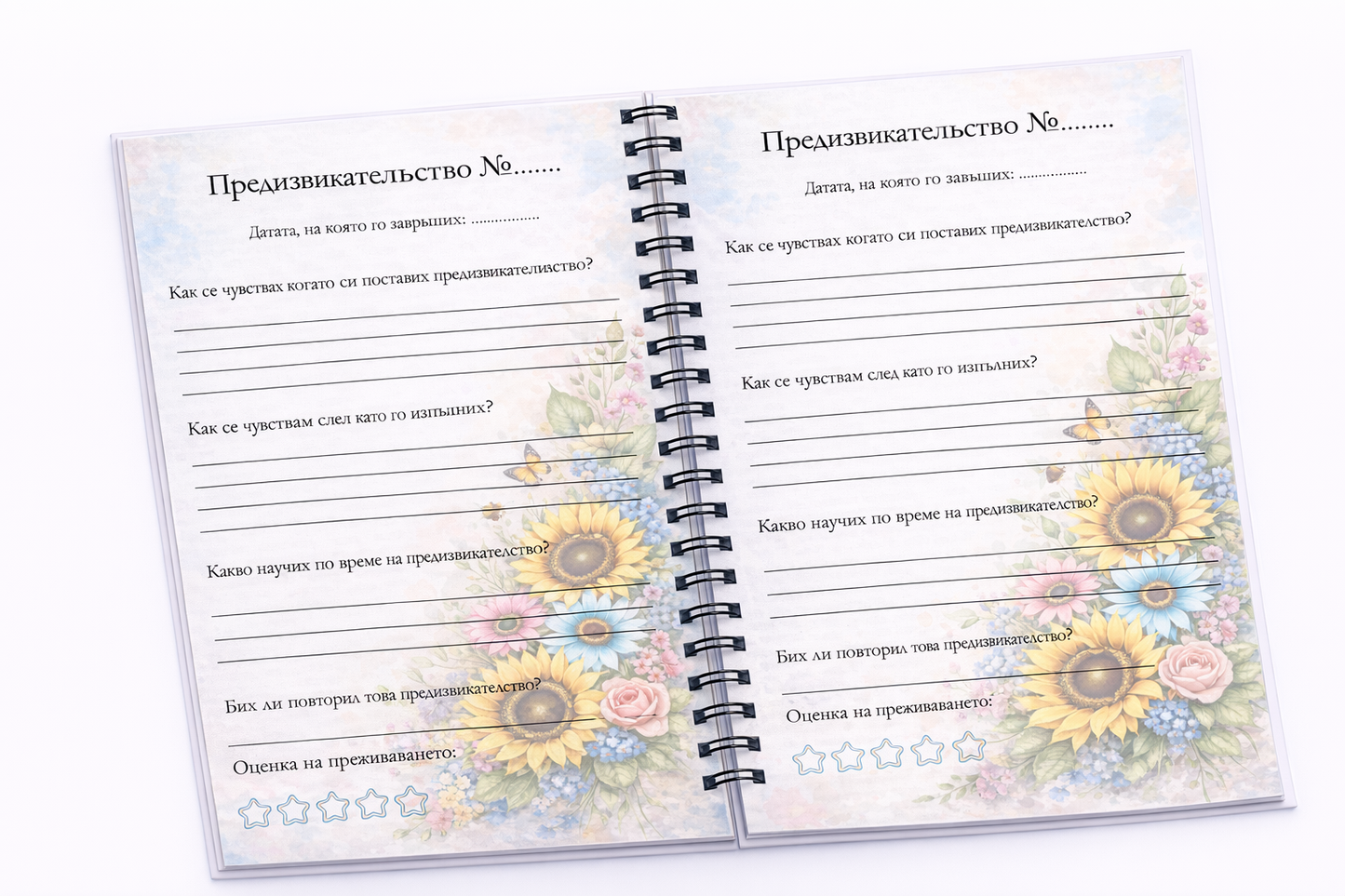 Планер „Дневник на смелите решения“