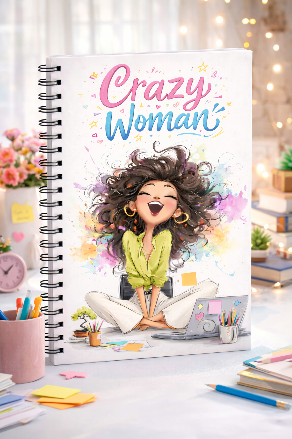 Тефтер „Crazy Woman“ 60л.