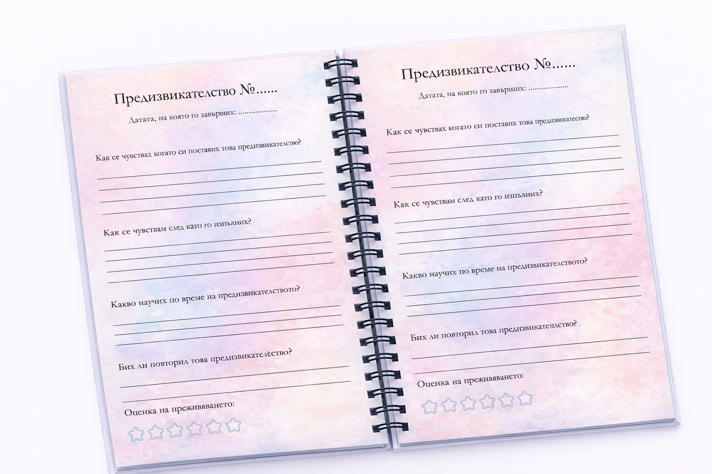 Планер „Дневник на смелите решения“