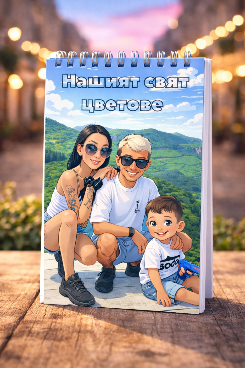 Персонализирана книжка за оцветяване по ваши снимки размер 10/15 см