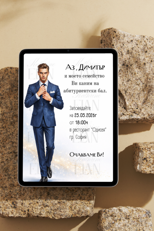 Персонализирана видео покана за бал "Prom Elite"